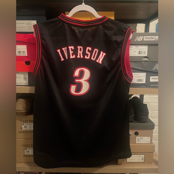 VINTAGE 2000s REEBOK ALLEN IVERSON PHILADELPHIA 76ERs JERSEY - Picture 2 of 2